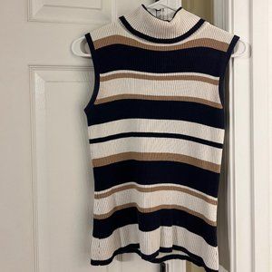 B Moss Tanktop Turtleneck Sweater